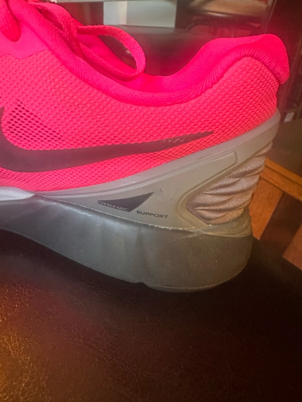 Nike Women's Neon Pink Lightweight Running Shoes - Picture 11 of 13